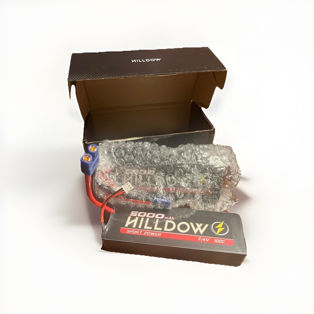 RC Car / Boat Batteries | 2x Hilldow 7.4V‎ 100C 5000mAh VG